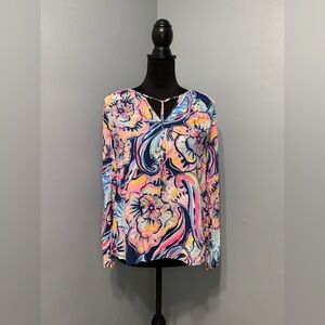 LILLY PULITZER Willa Nauti Boho Top‎ Women’s XXS